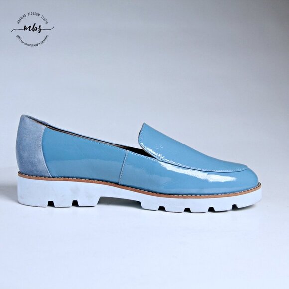 Vionic Kensley Lug Sole Slip Ons Blue Women 11 - Picture 7 of 14